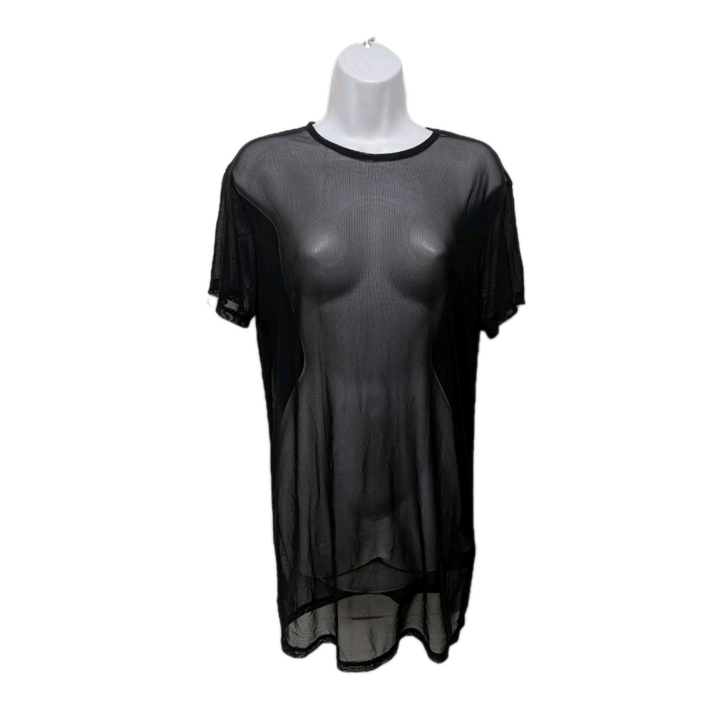 NWT Makemechic Mesh Sheer Mini Dress S Whimsigoth Gothic Chic drs8.10